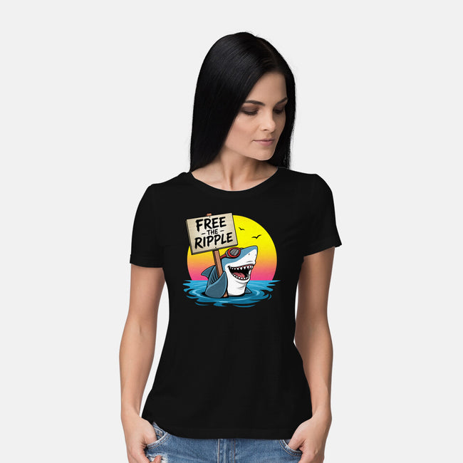 Free The Ripple-Womens-Basic-Tee-Boggs Nicolas