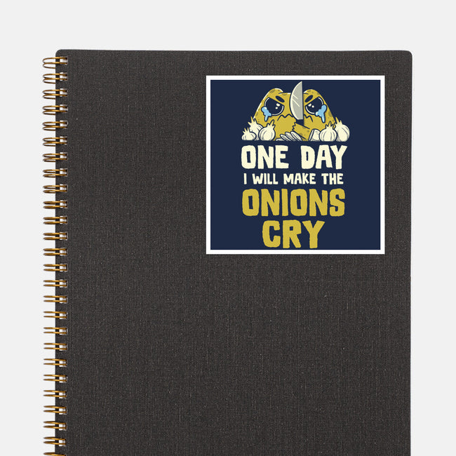 The Onions Will Cry-None-Glossy-Sticker-koalastudio