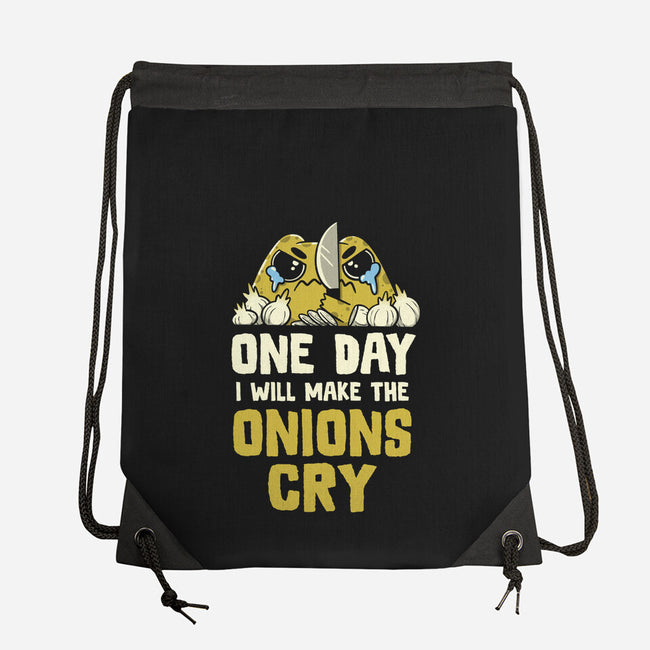 The Onions Will Cry-None-Drawstring-Bag-koalastudio