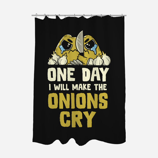 The Onions Will Cry-None-Polyester-Shower Curtain-koalastudio