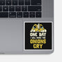 The Onions Will Cry-None-Glossy-Sticker-koalastudio