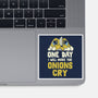 The Onions Will Cry-None-Glossy-Sticker-koalastudio