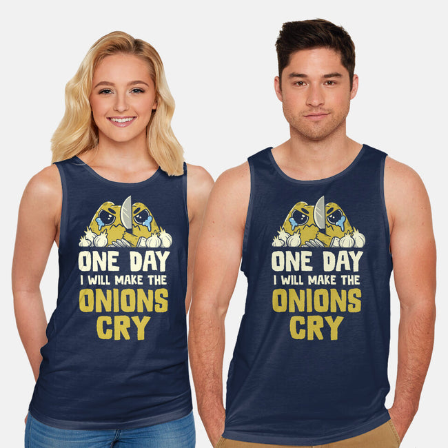 The Onions Will Cry-Unisex-Basic-Tank-koalastudio