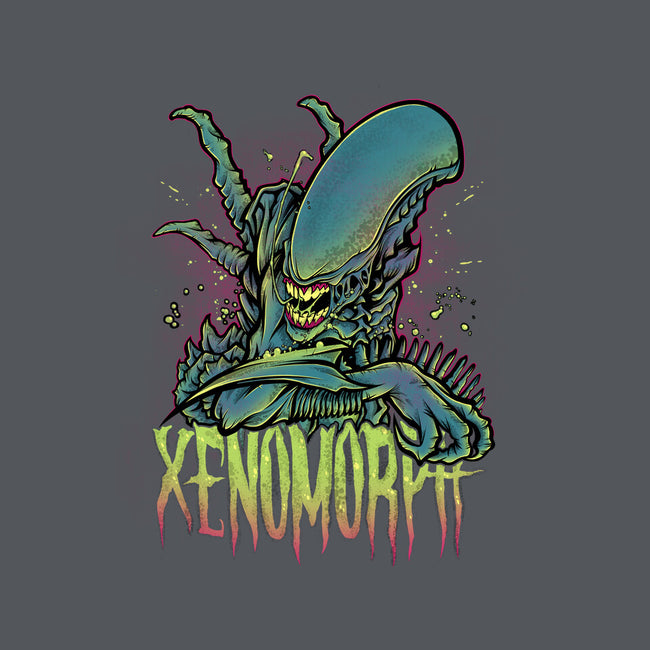 Beware The Xenomorph-Womens-V-Neck-Tee-Fearcheck