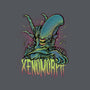 Beware The Xenomorph-Womens-V-Neck-Tee-Fearcheck