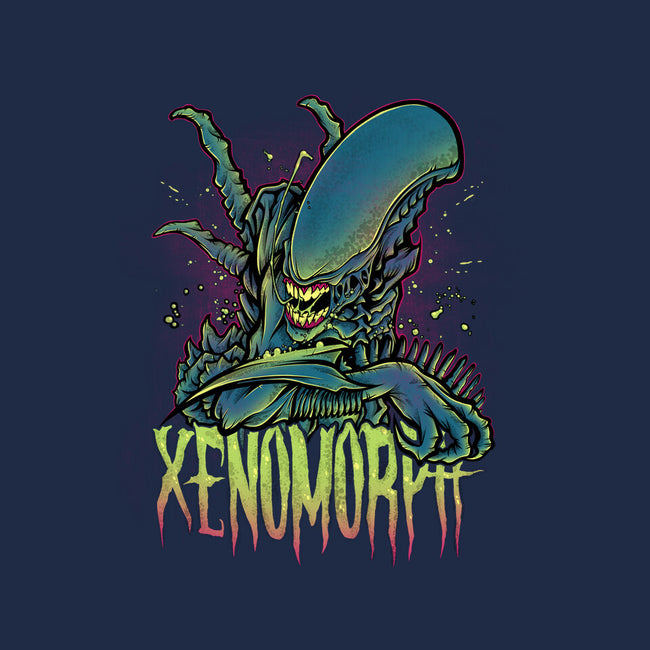 Beware The Xenomorph-Womens-V-Neck-Tee-Fearcheck