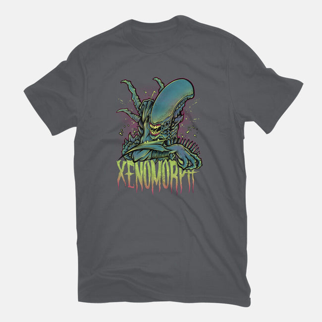 Beware The Xenomorph-Womens-Fitted-Tee-Fearcheck