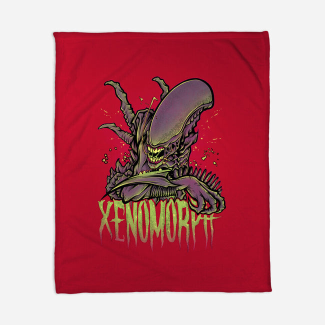 Beware The Xenomorph-None-Fleece-Blanket-Fearcheck