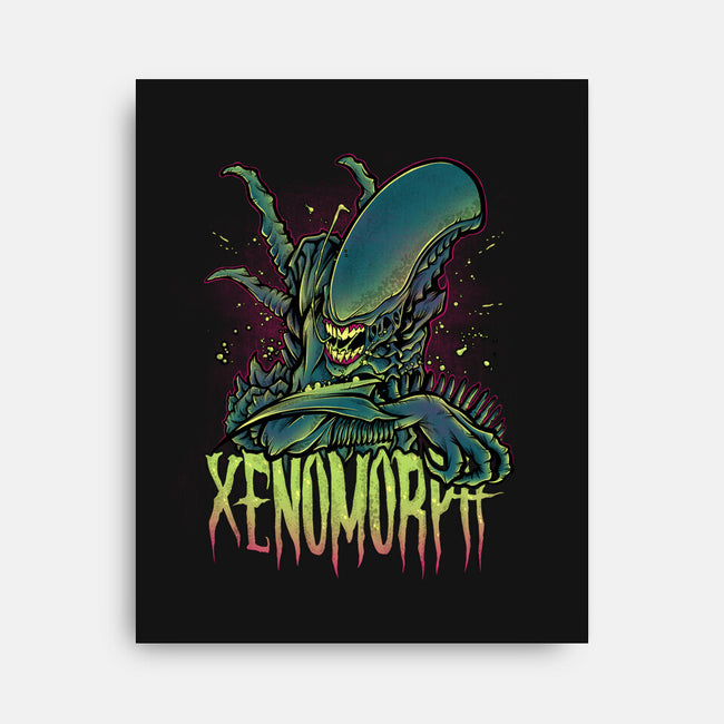 Beware The Xenomorph-None-Stretched-Canvas-Fearcheck