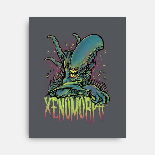 Beware The Xenomorph-None-Stretched-Canvas-Fearcheck