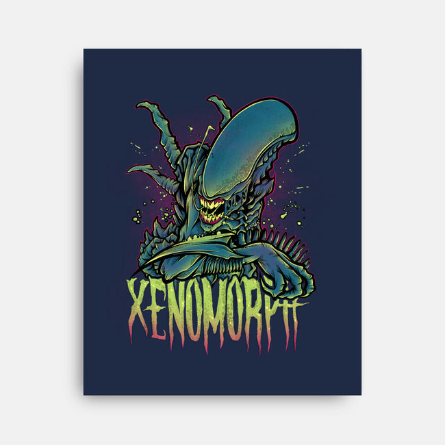 Beware The Xenomorph-None-Stretched-Canvas-Fearcheck
