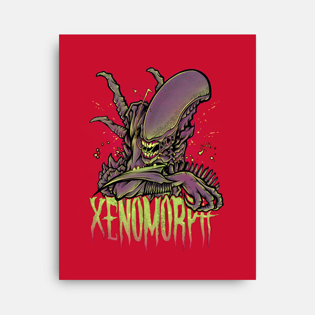 Beware The Xenomorph-None-Stretched-Canvas-Fearcheck