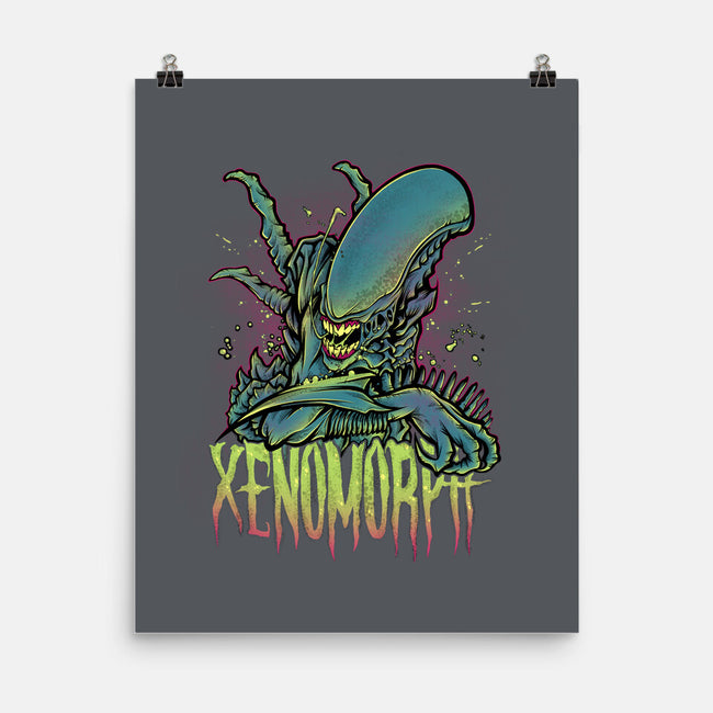 Beware The Xenomorph-None-Matte-Poster-Fearcheck