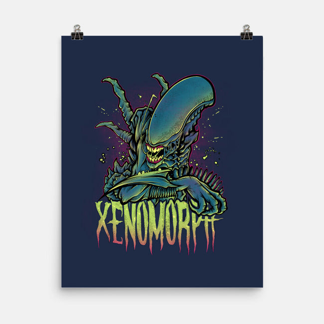 Beware The Xenomorph-None-Matte-Poster-Fearcheck