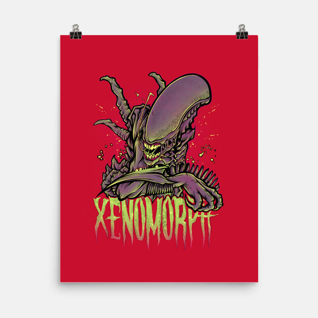Beware The Xenomorph-None-Matte-Poster-Fearcheck
