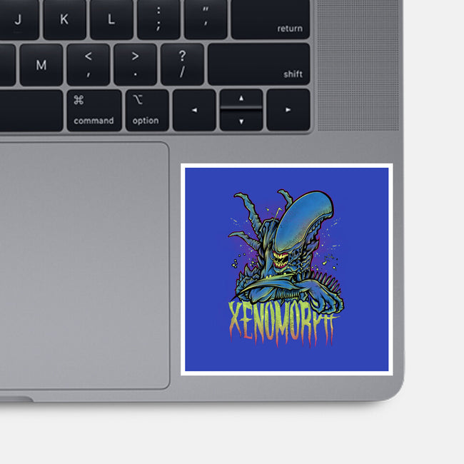 Beware The Xenomorph-None-Glossy-Sticker-Fearcheck