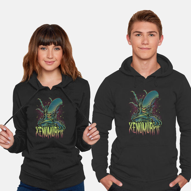Beware The Xenomorph-Unisex-Pullover-Sweatshirt-Fearcheck