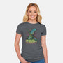 Beware The Xenomorph-Womens-Fitted-Tee-Fearcheck