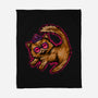 Princess Donut mural-None-Fleece-Blanket-joerawks