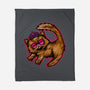 Princess Donut mural-None-Fleece-Blanket-joerawks