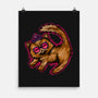 Princess Donut mural-None-Matte-Poster-joerawks