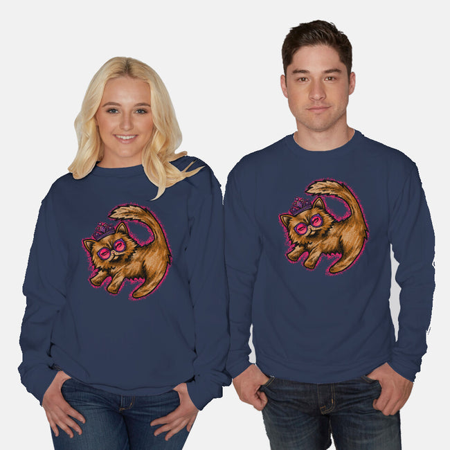 Princess Donut mural-Unisex-Crew Neck-Sweatshirt-joerawks