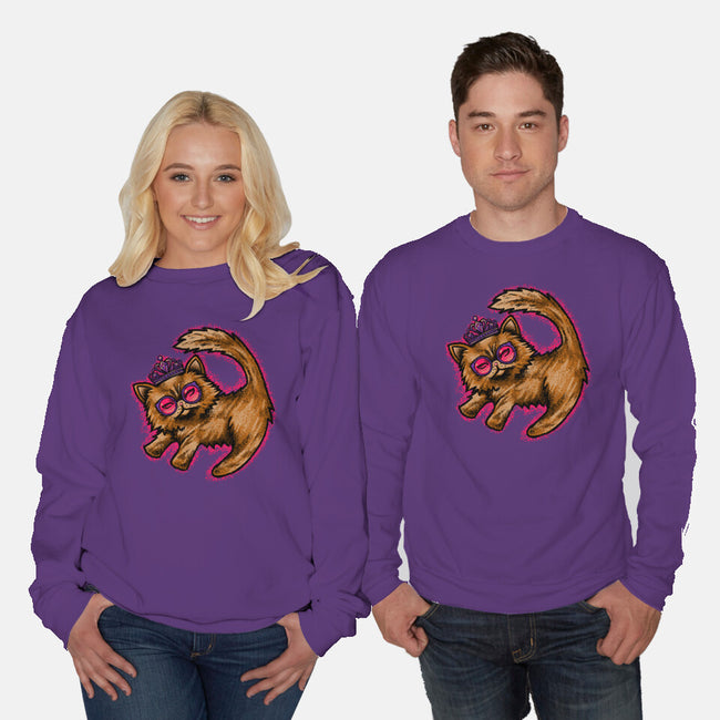 Princess Donut mural-Unisex-Crew Neck-Sweatshirt-joerawks