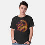 Princess Donut mural-Mens-Basic-Tee-joerawks