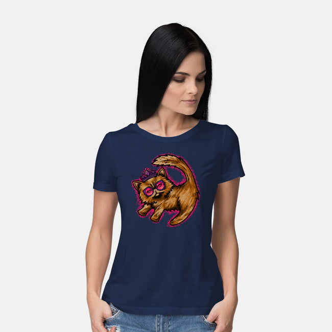 Princess Donut mural-Womens-Basic-Tee-joerawks