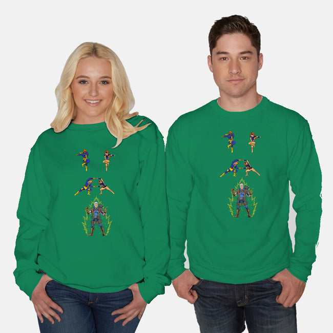 The Mutan Fusion Dance-Unisex-Crew Neck-Sweatshirt-joerawks