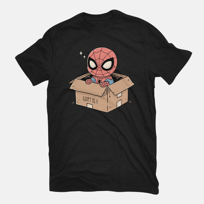 Adopt A Spider-Unisex-Basic-Tee-GODZILLARGE