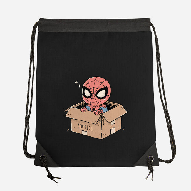 Adopt A Spider-None-Drawstring-Bag-GODZILLARGE