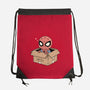 Adopt A Spider-None-Drawstring-Bag-GODZILLARGE