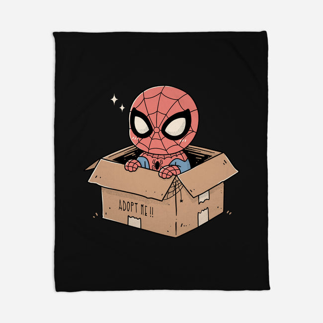 Adopt A Spider-None-Fleece-Blanket-GODZILLARGE