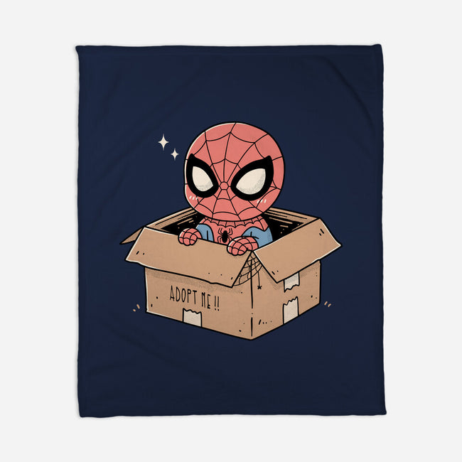 Adopt A Spider-None-Fleece-Blanket-GODZILLARGE