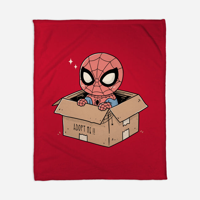 Adopt A Spider-None-Fleece-Blanket-GODZILLARGE