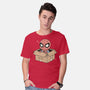 Adopt A Spider-Mens-Basic-Tee-GODZILLARGE