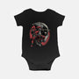 Mercenary In Red-Baby-Basic-Onesie-glitchygorilla