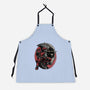 Mercenary In Red-Unisex-Kitchen-Apron-glitchygorilla