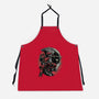 Mercenary In Red-Unisex-Kitchen-Apron-glitchygorilla