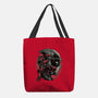 Mercenary In Red-None-Basic Tote-Bag-glitchygorilla