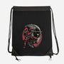 Mercenary In Red-None-Drawstring-Bag-glitchygorilla