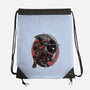 Mercenary In Red-None-Drawstring-Bag-glitchygorilla