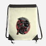 Mercenary In Red-None-Drawstring-Bag-glitchygorilla