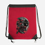 Mercenary In Red-None-Drawstring-Bag-glitchygorilla