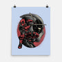 Mercenary In Red-None-Matte-Poster-glitchygorilla