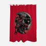Mercenary In Red-None-Polyester-Shower Curtain-glitchygorilla