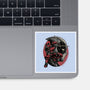 Mercenary In Red-None-Glossy-Sticker-glitchygorilla