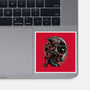 Mercenary In Red-None-Glossy-Sticker-glitchygorilla
