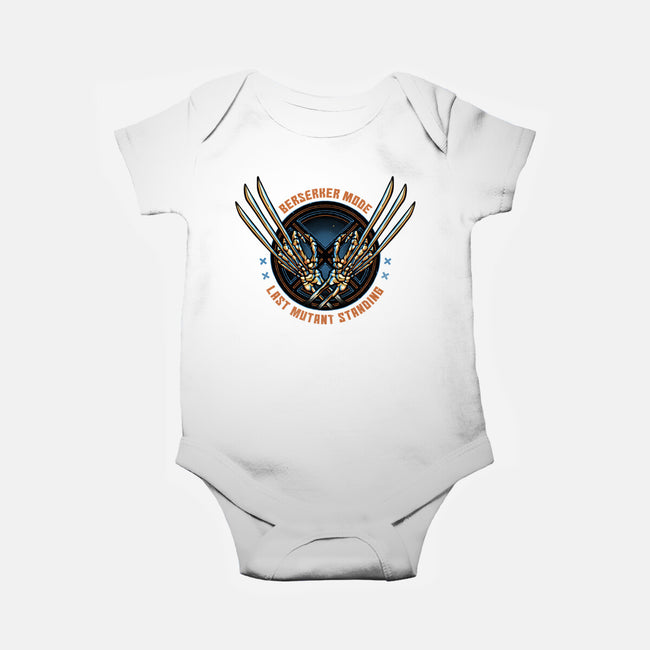 Last Mutant Standing-Baby-Basic-Onesie-glitchygorilla